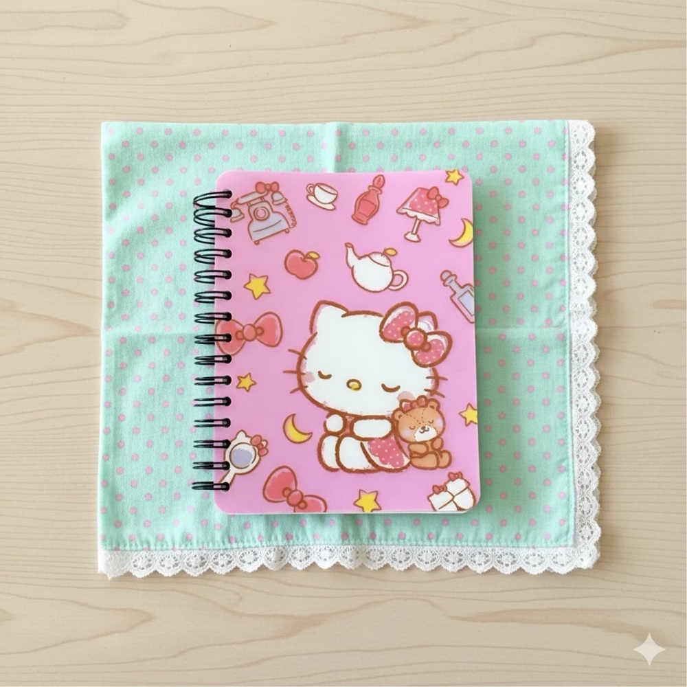 Hello Kitty Pink Spiral Notebook 🎀